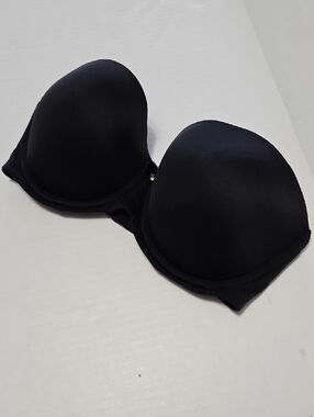 Soma Strapless Smooth Underwire Seamless Bandeau Bra - Black Size 34DD